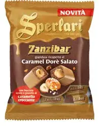 [sperA0162] Sperlari Zanzibar Caramel Dore Salato bites 117g
