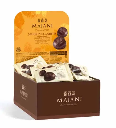 [maj2803/25] Majani Marron Glaces Covered Display 18g