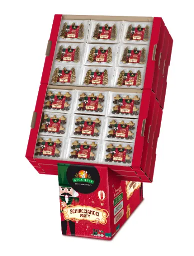 [gecsn128] Gecchele Natale Schiaccia Cookies Display