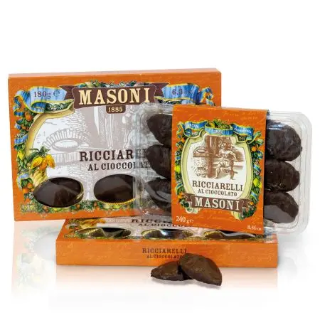 [mas210] Masoni Ricciarelli Cioccolato 180g