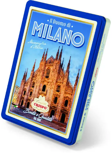 [cri10436058] Crispo Ciocoli Latta Milano 200g