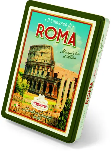 [cri10136057] Crispo Ciocoli Latta Roma 200g