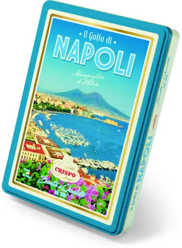 [cri10436060] Crispo Ciocoli Latta Napoli 200g