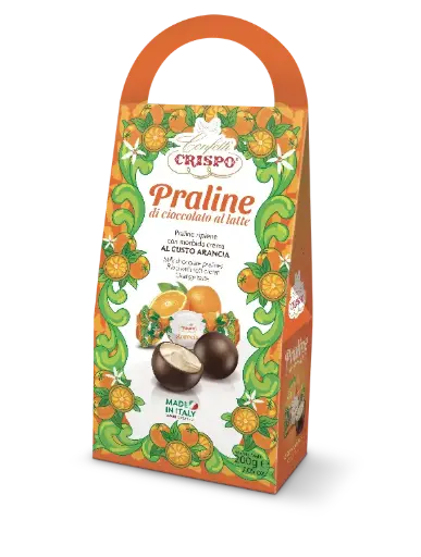 [cri10437265] Crispo Praline Arancia 200g