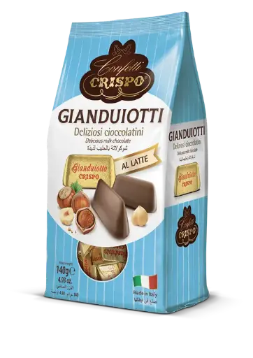 [cri10437009] Crispo Gianduiotti Latte 140g