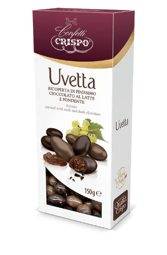 [cri1044957] Crispo Uvetta Ricoperta 150g