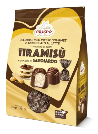 [cri10436018] Crispo Pralinesse Tiramisu 250g