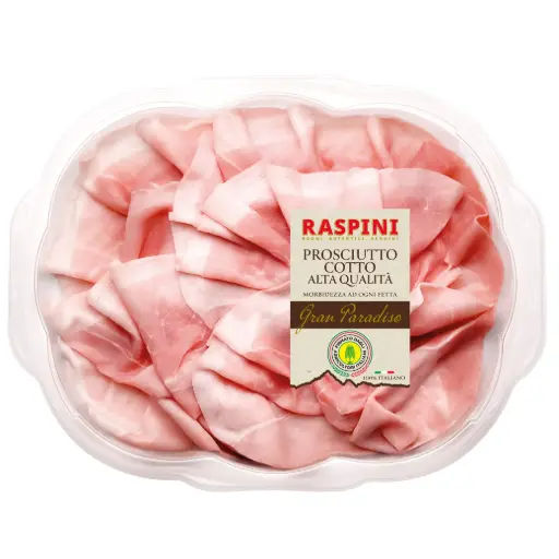 [ras90068] Raspini Fette Mosse Prosciutto Cotto Gran Paradisio 100g