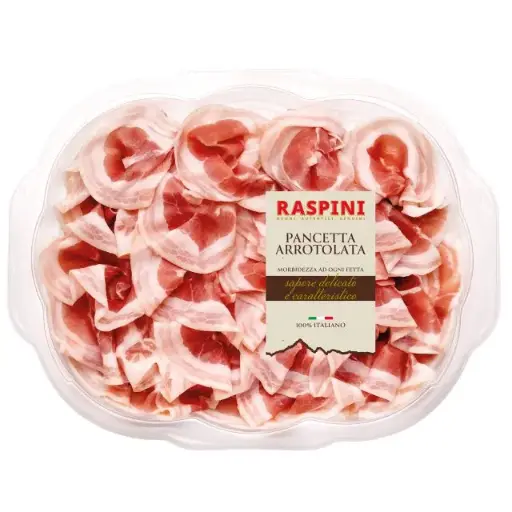 [ras90076] Raspini Fette Mosse Pancetta Arrotolata 90g