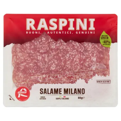[ras90407] Raspini Montagne Salame Milano 80g