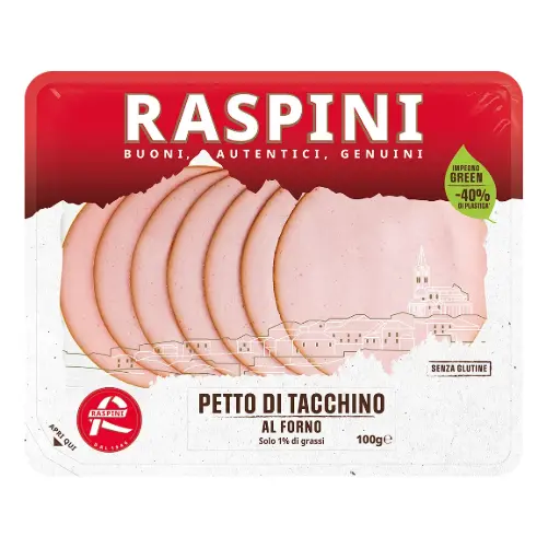 [ras90419] Raspini Montagne Tacchino al Forno 100g