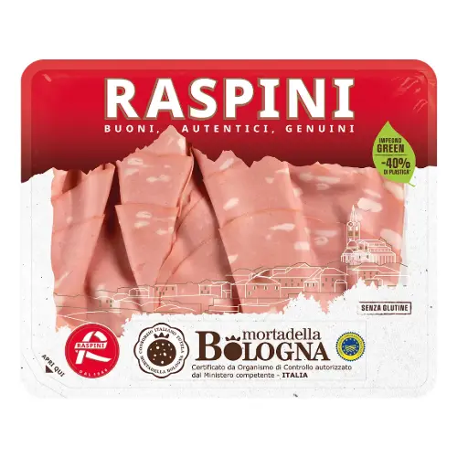 [ras90411] Raspini Montagne Mortadella Bologna IGP 110g