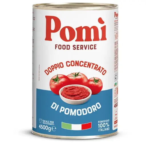[pom30611100] Pomi Doppio Concentrato di Pomodori 28/30% 4,5kg