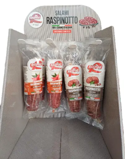 Raspini Salame Raspinotto Display 10x150g (Classico+Piccante)