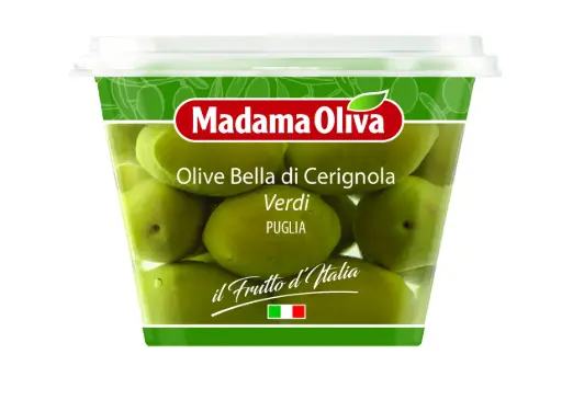 [madowce025] Madama Oliva Olive Bella di Cerignola Verdi 250g