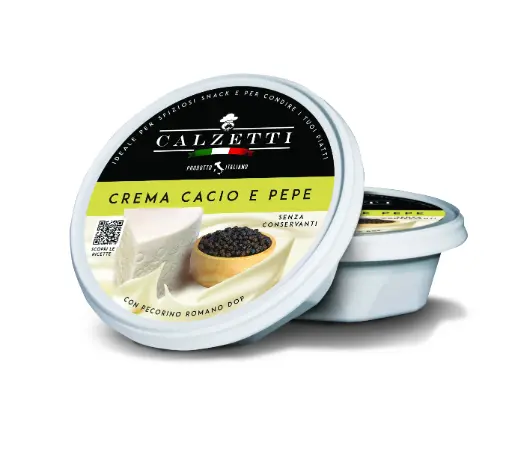 [calcacio] Calzetti Crema di Cacio e Pepe 125g