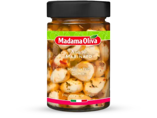 [madoagm030j] Madama Oliva Aglio Marinato 327ml