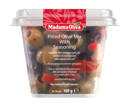[madoWZDEMIX016E] Madama Oliva Olive Mix con condimenti 180g