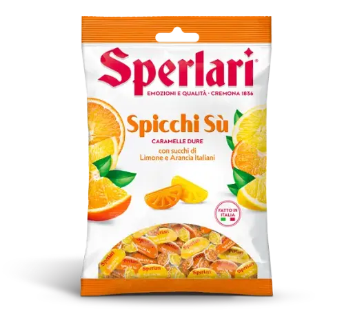 [sperb0222] Sperlari Caramelle dure Spicchi Su 420g
