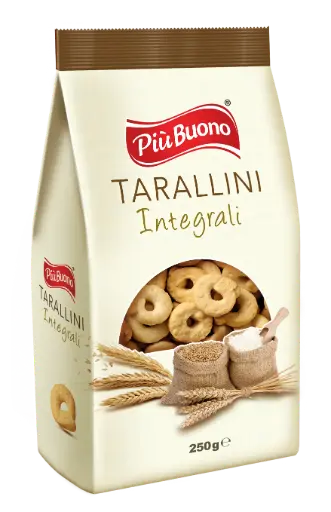 [piu5484] Piu Buono Taralli integrali 250g
