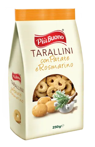 [piu5482] Piu Buono Taralli patate e rosmarino 250g