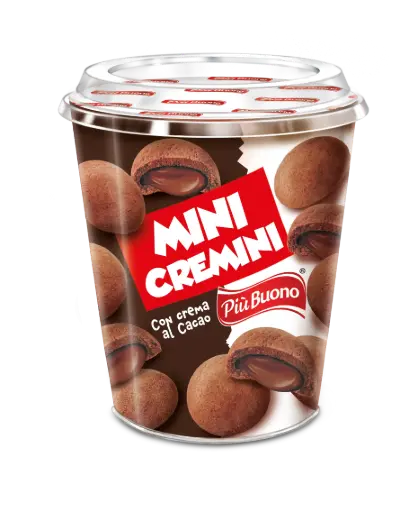 [piu1481] Piu Buono Mini cremini cioccolato 125g