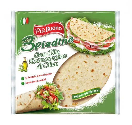 [piu1299] Piu Buono Piadina all'olio di oliva extravergine 330g