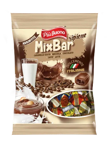 [piu1741] Piu Buono Caramelle mix bar 175g