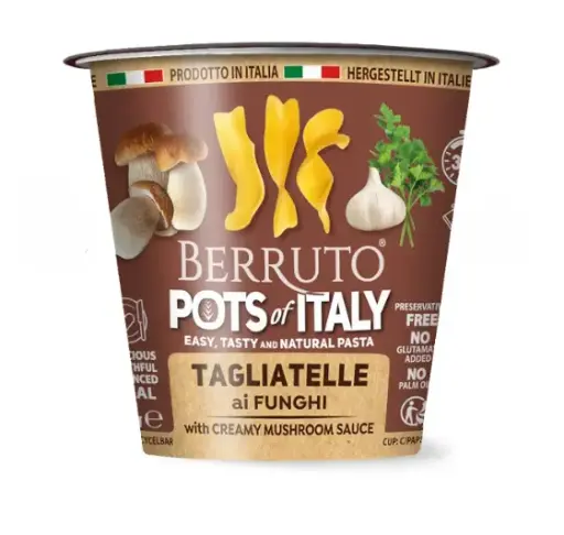 [pot14005.788T] Berruto Pots of Italy Tagliatelle Con Sugo Ai Funghi 70g