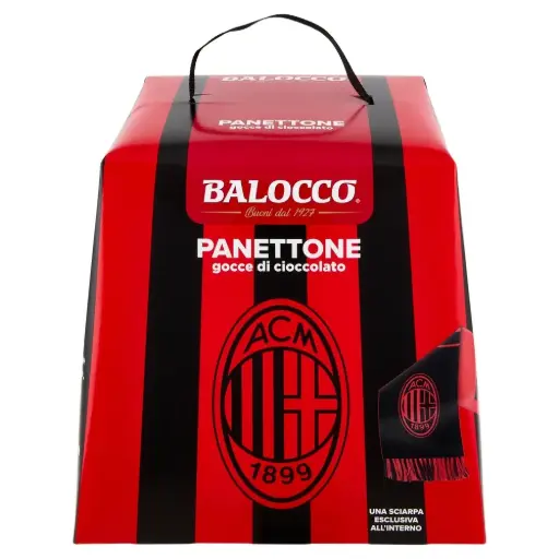 [bal21596] Balocco Panettone Gocce AC Milan 500g