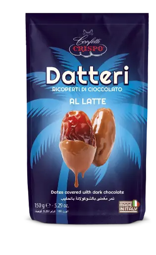 [cri10445270] Crispo Datteri Cioccolato Latte 150g