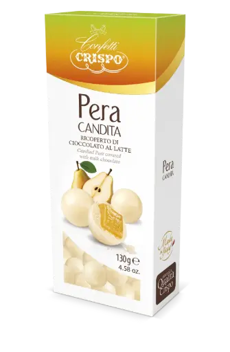 [cri10445273] Crispo Pera Candita Ricoperta 130g