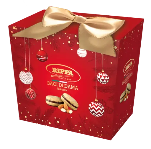 [ripB019] Rippa Luxury Box Baci di Dama Mandorla 300g