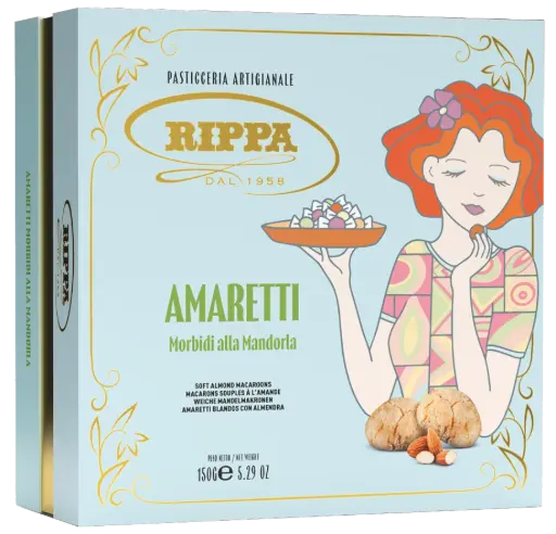 [ripA045] Rippa Gran Lusso Amaretti Morbidi Mandorla 150g