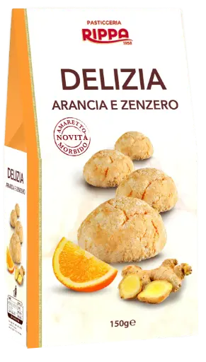 [ripAW003] Rippa Amaretti Morbidi Arancia e Zenzero 150g