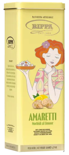 [ripA040] Rippa Spaghettiere Amaretti Morbidi al Mandorla 150g