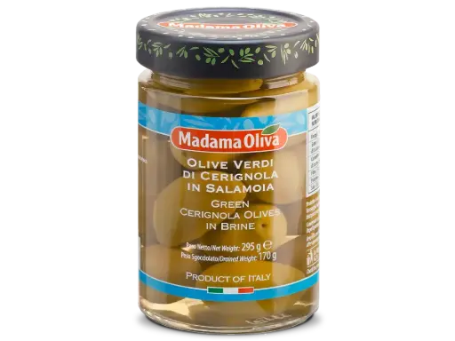 [madCE2G017] Madama Oliva Olive Verdi di Cerignola in Salamoia 300g